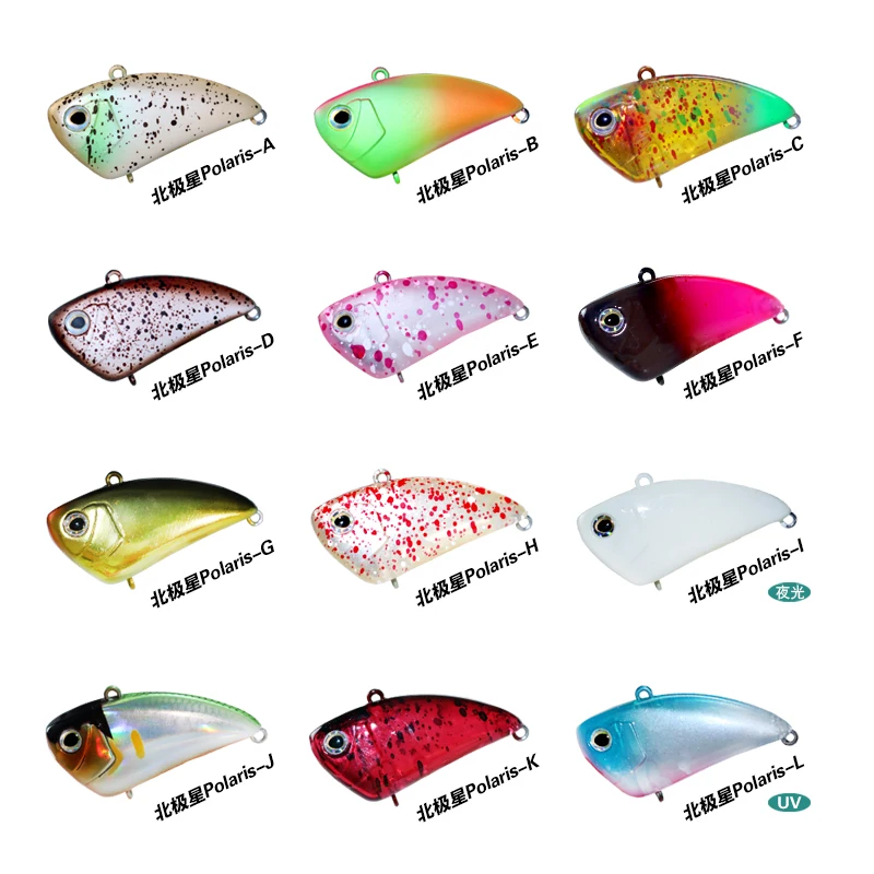 AOCLU Wobbler señuelo de pesca, cebo duro de gran calidad que se hunde, vibración VIB, 30mm, 3,8g, 40mm, 7,3g, agua dulce y salada, trucha, pececillo - imagen 3