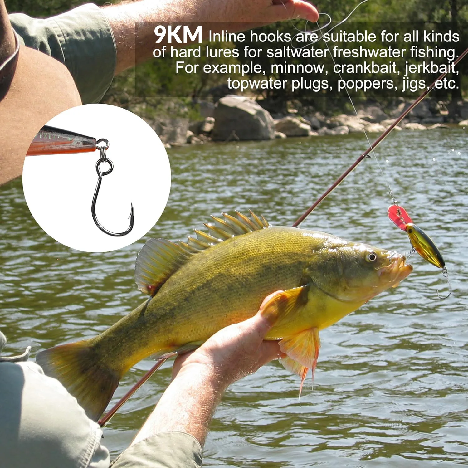 Anzuelos jig head 9KM con púas – Ojo grande para vinilos - imagen 4