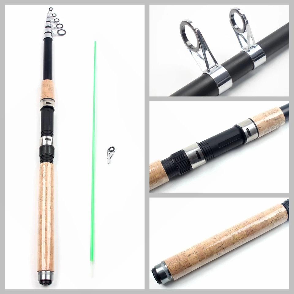 Caña Telescópica Surfcasting – Kit Principiante con Guías de Repuesto - imagen 4