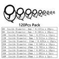 Size 6-50 120Pcs