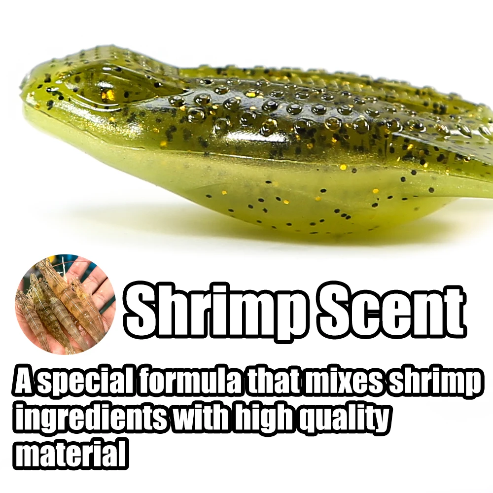 Señuelo de pesca de trueno de silicona tipo rana PEAK, cebo suave de doble hélice, Wobbler Artificial para pesca - imagen 5