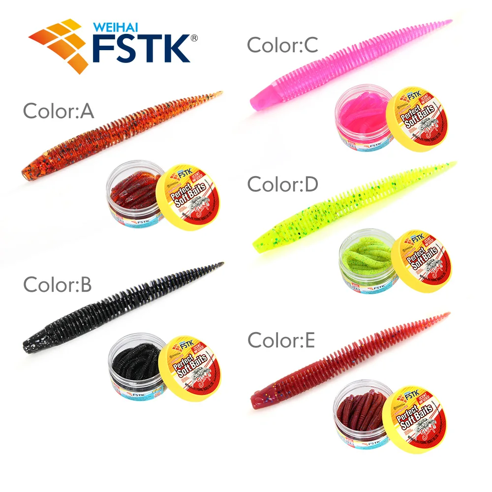 FSTK Pesca señuelo de lubina hundimiento 0,6g 1,5g 5cm 7cm Wobblers Pesca de carpa 20 piezas señuelos blandos cebos de plástico Artificial de silicona - imagen 3