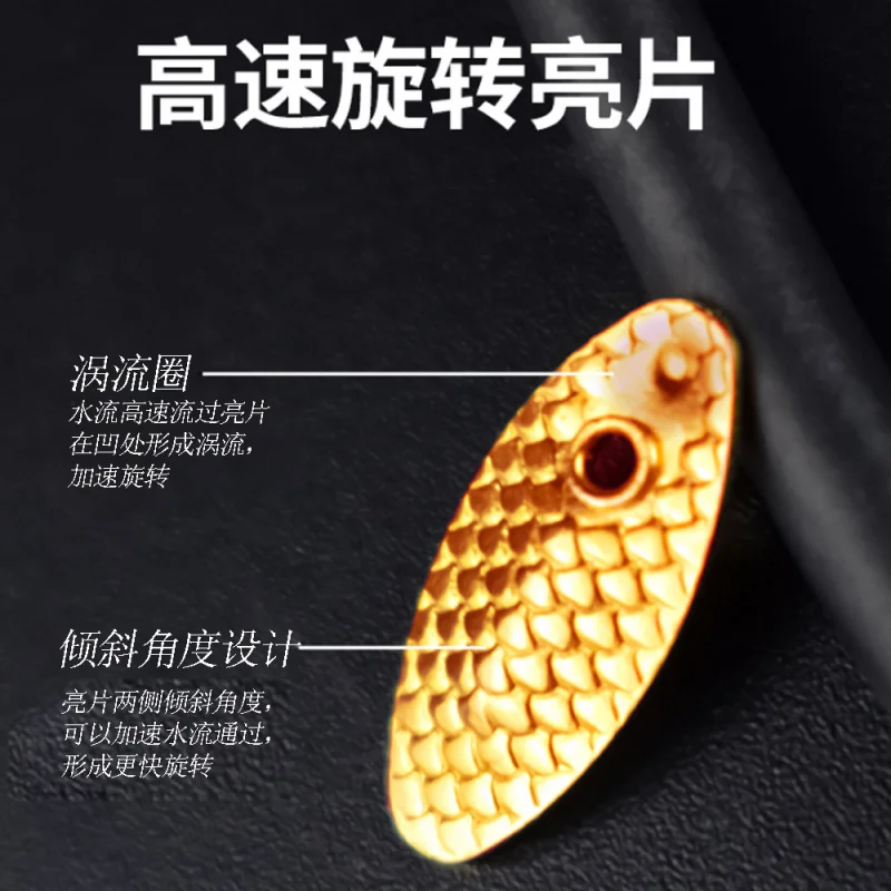 Testar Micro Spinner Fly Lure 2g-5g - Cebo de hoja ultraligero para trucha Panfish, pesca de agua dulce Imitación de insectos realista - imagen 4