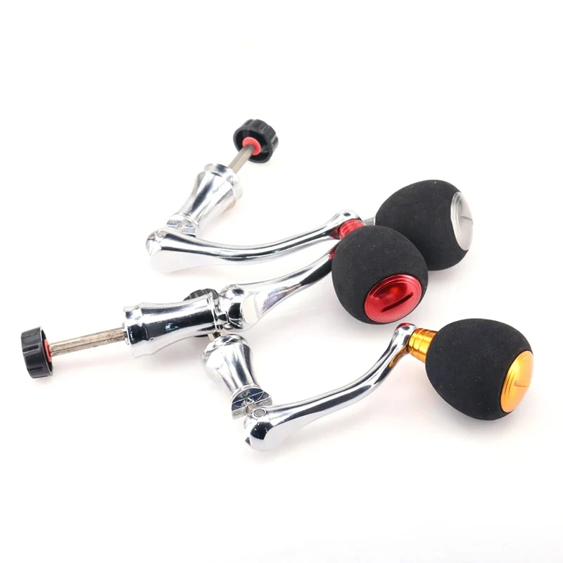 Rueda giratoria dorada de Metal rojo, mango de adaptación EVA totalmente metálico, fuerte y suave, novedad de 2024 - imagen 4