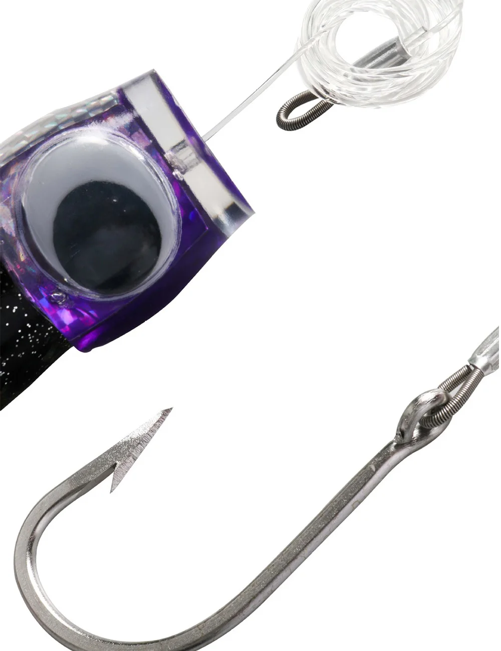 Señuelo de pesca de curricán, cebo de falda de pulpo de 34cm y 260g, aparejos de pesca de Marlin, señuelos de atún de aguas profundas de agua salada para Mahi Wahoo Billfish - imagen 4