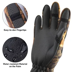 Guantes Pesca sin Dedos – Antideslizantes, Cálidos y Transpirables