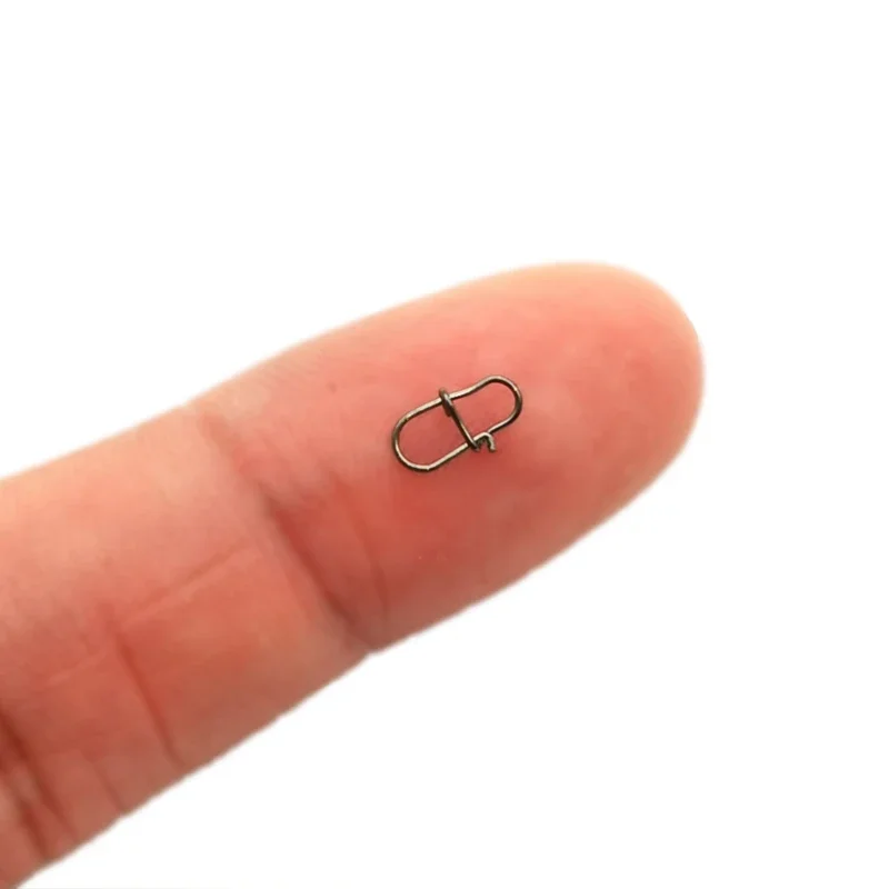 OUTKIT 50 Uds Pin giratorio de acero inoxidable accesorios de pesca conector Clip de señuelo giratorios aparejos de pesca de mar - imagen 3