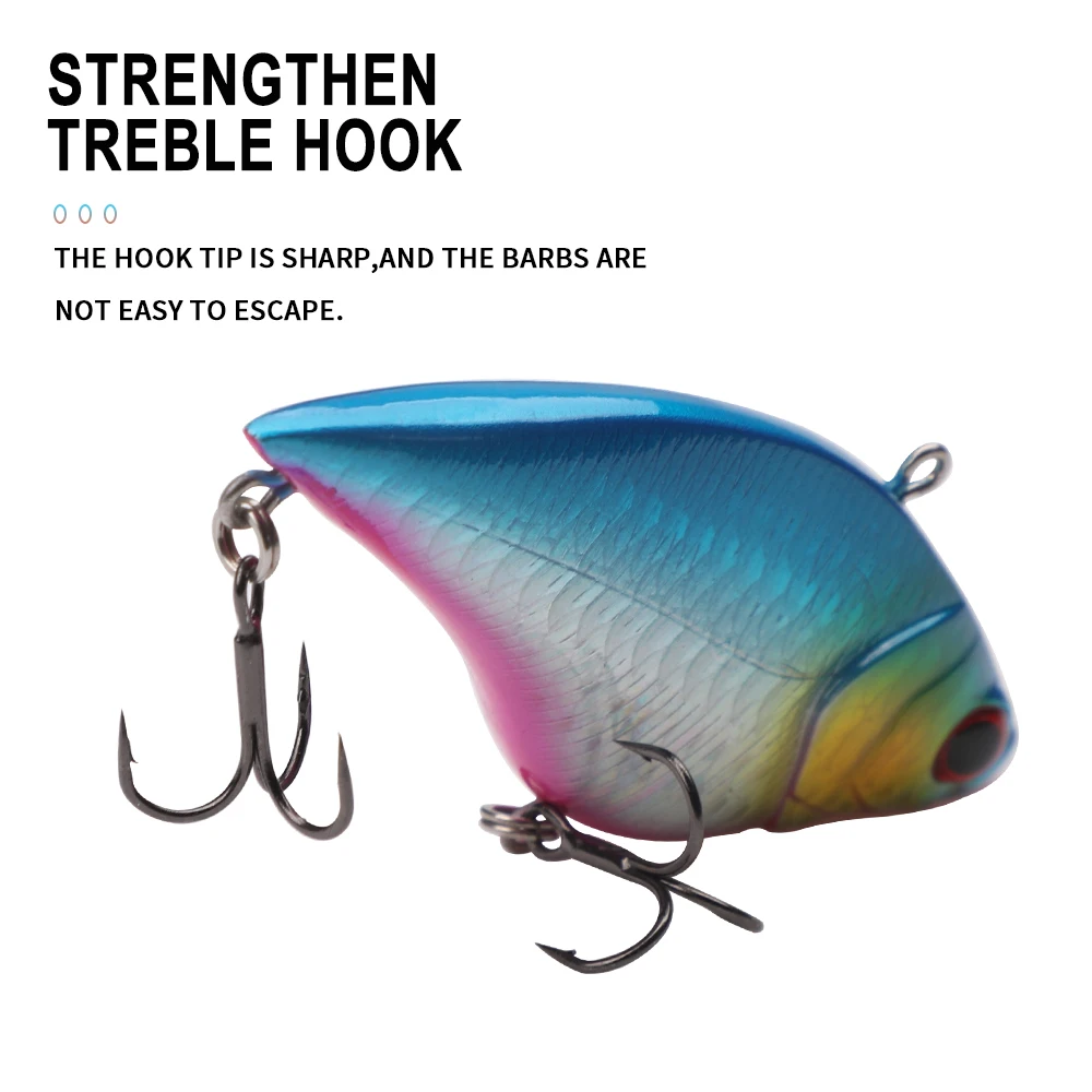 Señuelos de Pesca vibratorios VIB, cebo duro Artificial para lubina, Lucio, perca, Jerkbait, 13g, 75mm - imagen 5