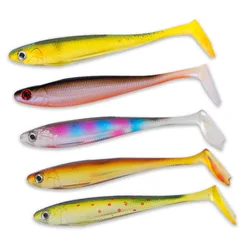 Swimbait cola en T 9cm 5g Arcoíris