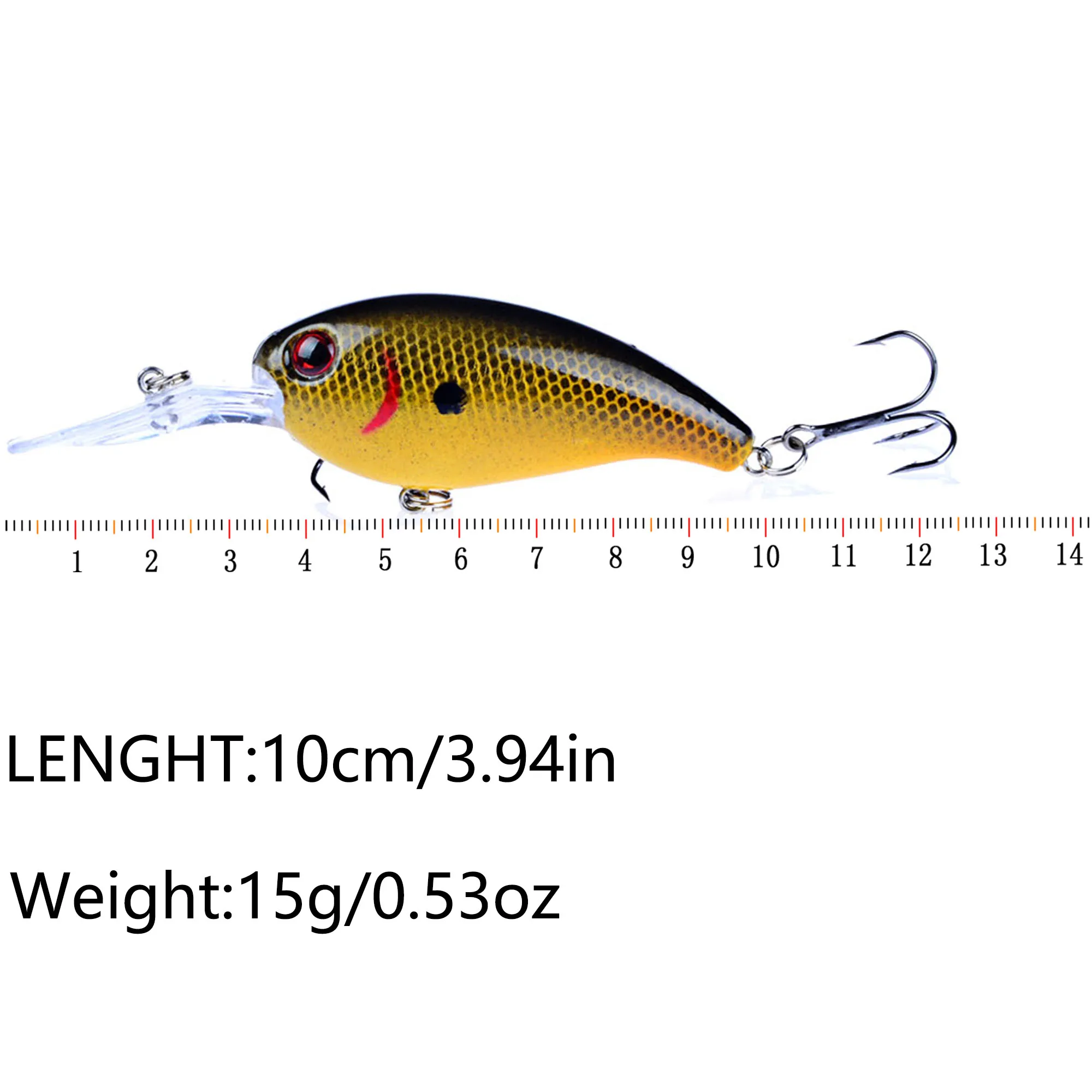 Crankbait señuelo artificial para lubina, lucio y carpa - imagen 2