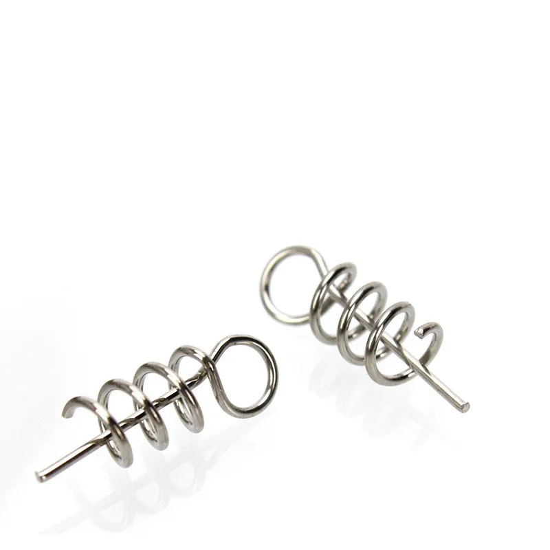 Señuelo de Pesca de 50/100 piezas/bolsa, aparejos de Pesca de 14mm, cebo de Pesca en espiral, resorte de acero para accesorios de Pesca - imagen 2