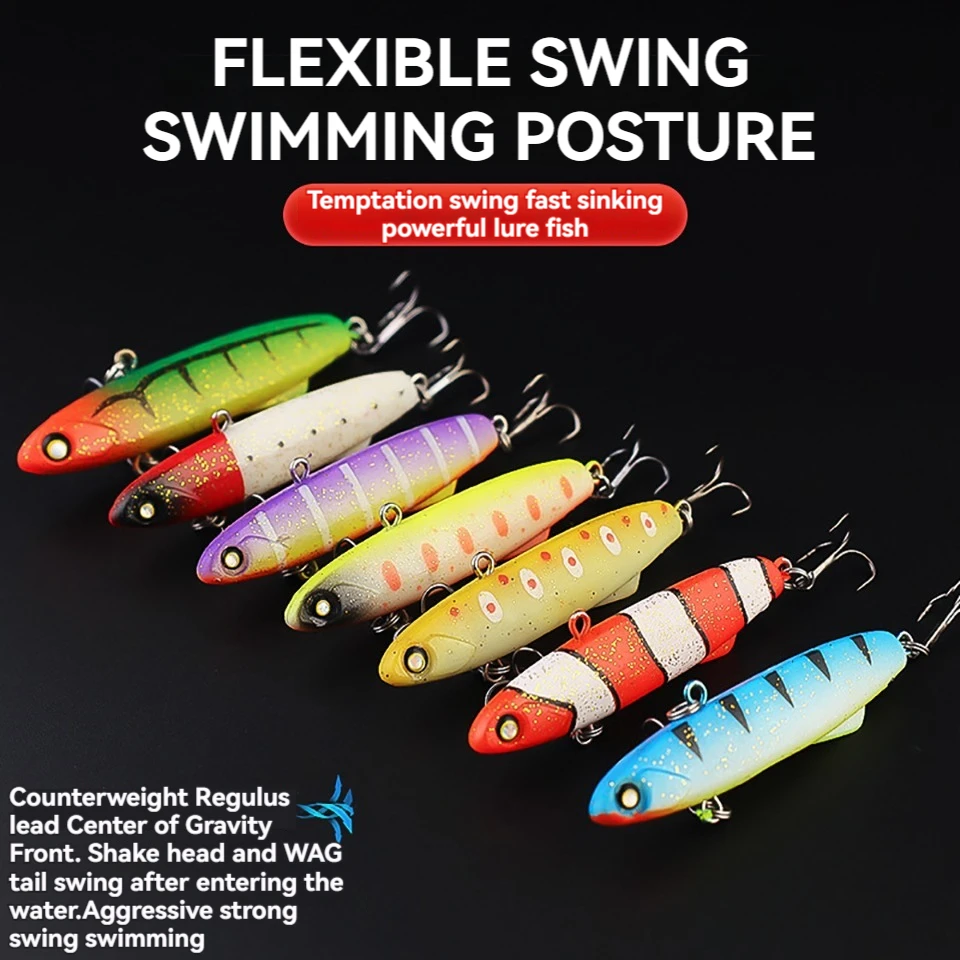 WALK FISH-señuelo de Pesca de plomo suave, cebo Flexible, 1 piezas, 70mm, 14g - imagen 4