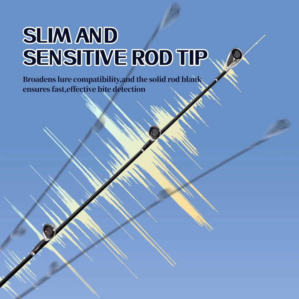 TOLU-caña de pescar Jigging de alto rendimiento, 1,83/1,91 M, sección única y media, guía Fuji M/ML para fundición mejorada - imagen 4