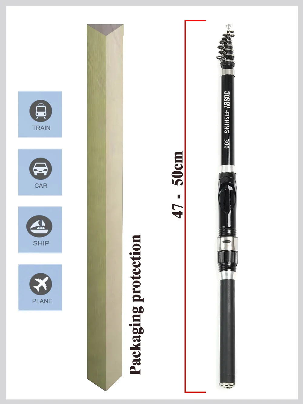 Caña de pescar giratoria telescópica, alimentador de carpa de fibra de carbono, Mini caña ultraligera portátil de viaje, 1,5, 1,8, 2,1, 2,4-3,0 M - imagen 3