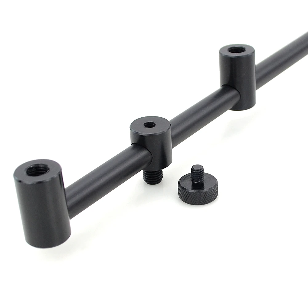 Barra de pesca de carpa, perno ajustable, caña de pescar para 4 cañas de pescar de longitud 45cm - imagen 5
