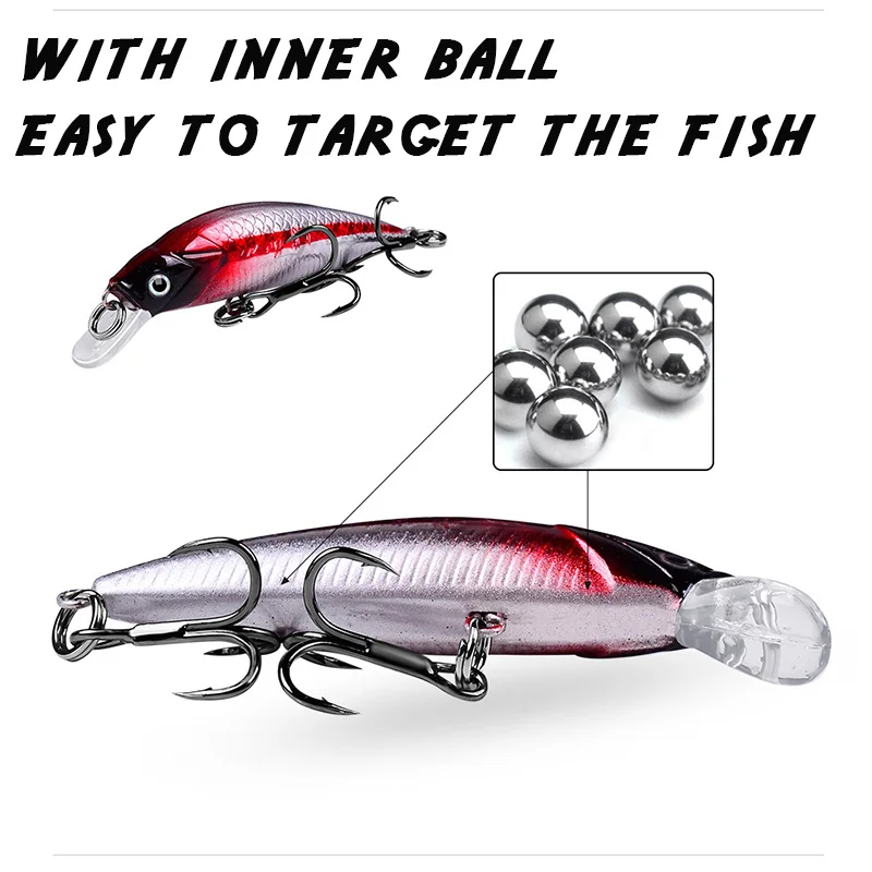 Cebo Artificial para pesca subacuática, señuelo de pececillo que se hunde, 6cm, 6g, 1 piezas - imagen 4