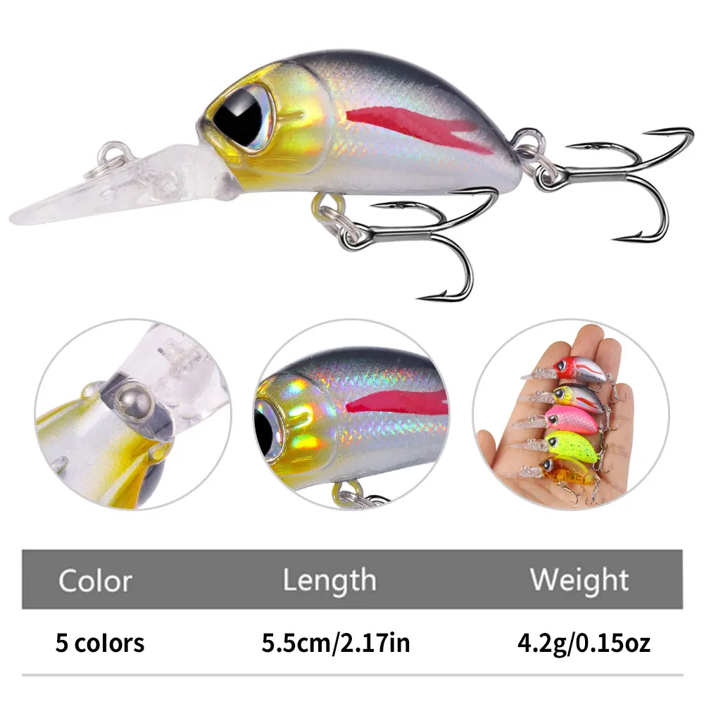 Crankbait de buceo profundo para lubina y lucio