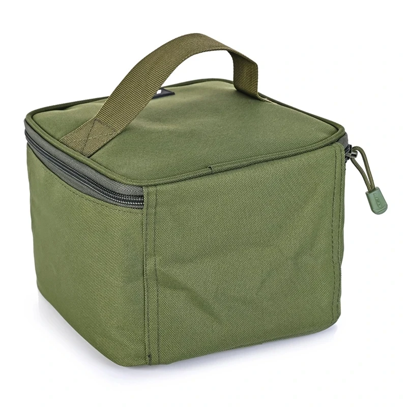 Bolsa de almacenamiento de carrete de pesca portátil, caja protectora de carrete de pesca impermeable, Estuche de transporte de equipo de señuelo, Pach de tela Oxford 600D - imagen 2