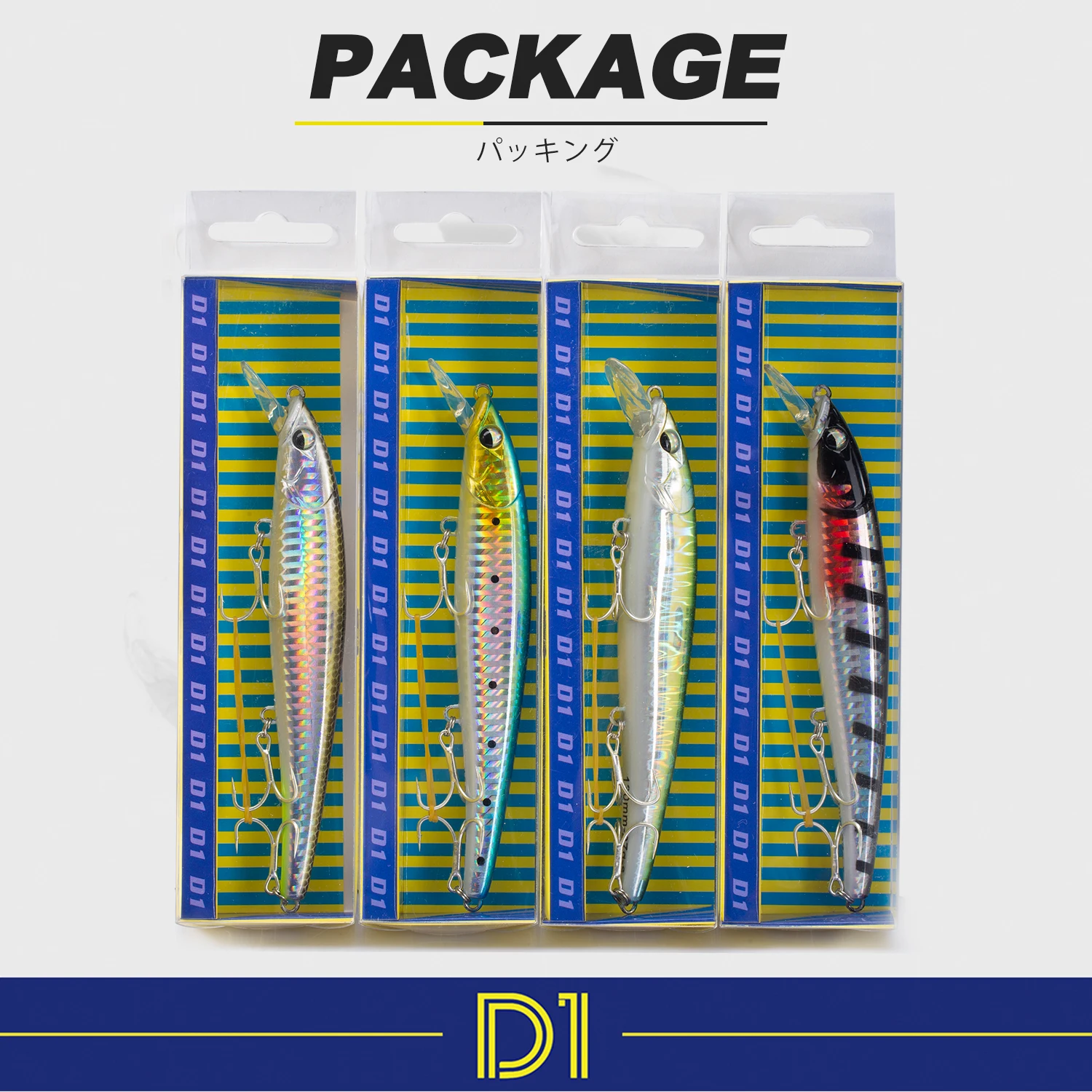 D1-señuelo de Pesca de Mar, cebo Artificial de fundición larga para lubina y pez azul, 130mm, 27g, 2021