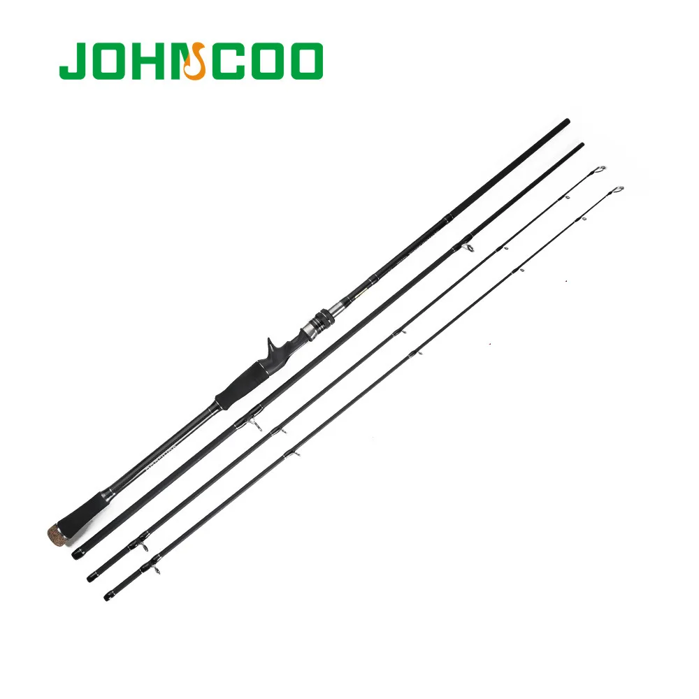 Caña de pescar de carbono JOHNCOO 2,7 m 3,0 m MH H caña giratoria de potencia caña de pescar costera de lubina 3 secciones caña de pescar de fundición larga - imagen 5