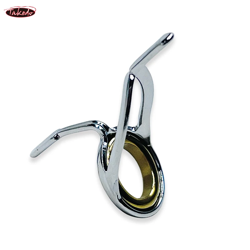 TAKEDO TN18 9 Uds. Anillos de cerámica de acero inoxidable con luz de fundición, Kit de reparación de guías de varilla, accesorios de repuesto para pesca - imagen 3