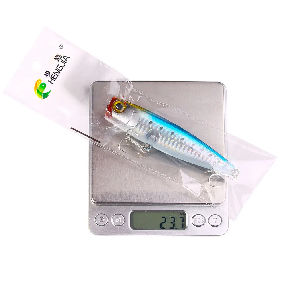 2 uds 95mm 40g pececillo pesado hundimiento Wobbler Jerkbait lubina señuelo de Pesca de trucha Isca Pesca cebo duro Minnow - imagen 5