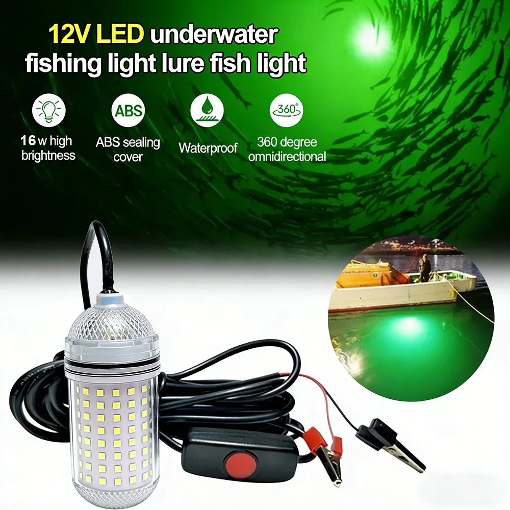 Luz LED para pesca submarina que atrae calamares, krill y camarones - imagen 4