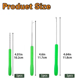 Kit agujas taladro para boilies con tapones de cebo carpa