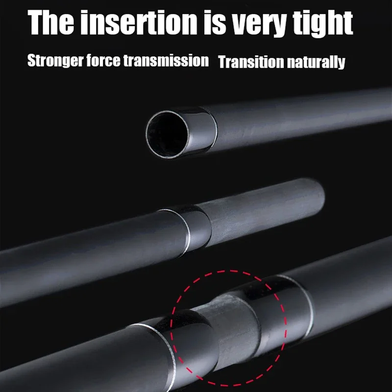 3,3 M 3,6 M 3,9 M 4 piezas caña de pescar de carpa caña de Surf de viaje giratoria 30-150g distancia de carbono lanzamiento de agua dulce y salada - imagen 4