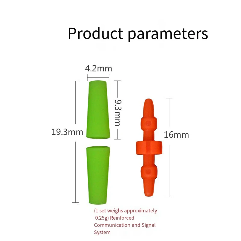 10 unidades de tapones flotantes antiviento para caña de pescar, aparejos de pesca, accesorios de pesca, herramientas - imagen 2