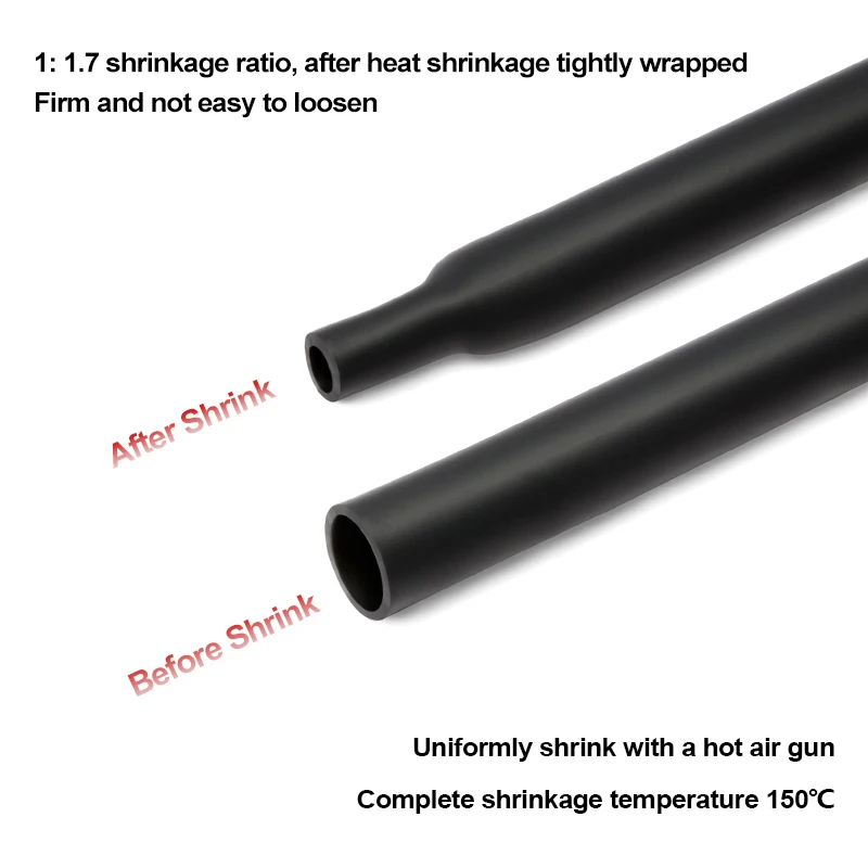 Tubo Termocontraíble Silicona 1.7:1 Alta Temperatura - imagen 3