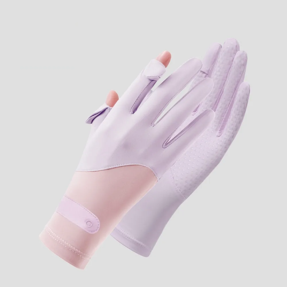 Guantes de pesca Anti-UV transpirables con pantalla táctil para mujer