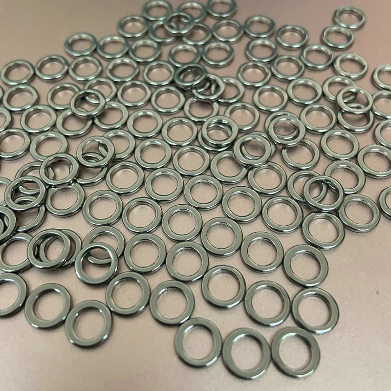 TAKEDO 50 unids/bolsa anillo único sin costuras 304 círculo de acero inoxidable anillo sólido accesorios de pesca conectar anzuelos Señuelos de Pesca - imagen 4