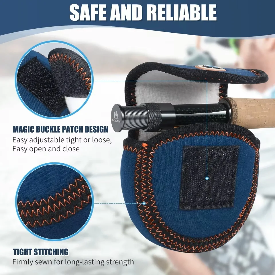 Funda neopreno para carrete de mosca MAXIMUMCATCH – universal - imagen 2