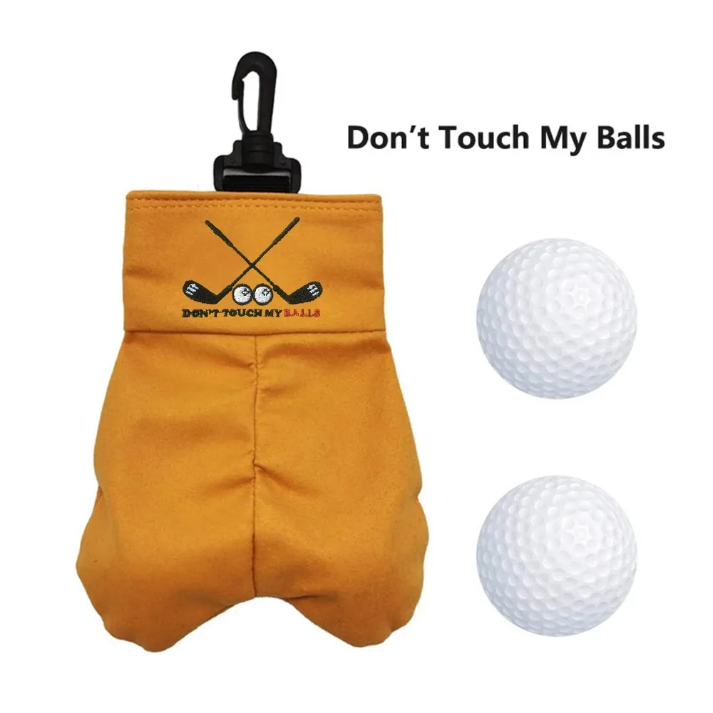 Sacos de Golf de broma, funda cartuchera para pelota de Golf, organizador de bolsillo para pelota de Golf, portador de pelota de Golf portátil, bolsa divertida para pelota de Golf - imagen 2