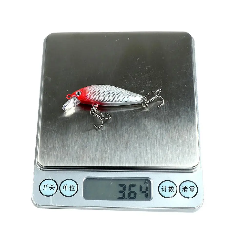 Señuelo de pesca 5cm/3,6g Mini pececillo hundido cebo Artificial duro ojos 3D Crankbait Wobblers aparejos de pesca equipo de pesca - imagen 3