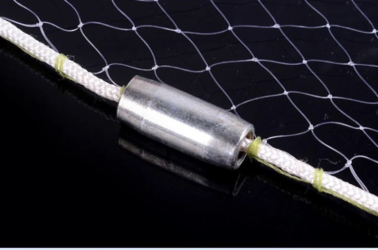 Redfish USA Cast Net altura 1,2-2,4 M con plomo de acero red de lanzamiento manual al aire libre 1,5X1,5 CM redes de pesca de malla pequeña - imagen 5