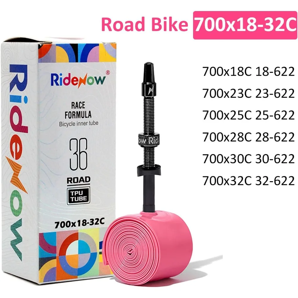 Ridenow TPU 700x18-32c Cámara de Aire Válvula Presta Extraíble - imagen 3