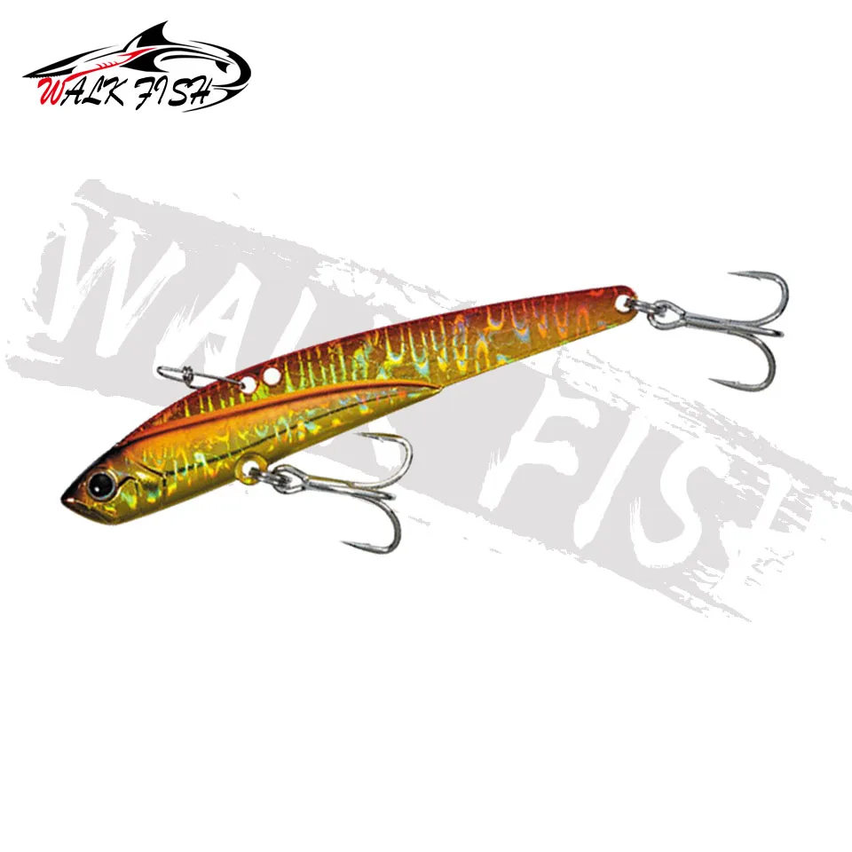 WALK FISH-señuelo de pesca VIB para agua salada, 1 piezas, 110mm, 45g, para trucha, lubina, Swimbait, plantilla de Metal, Wobbler - imagen 2