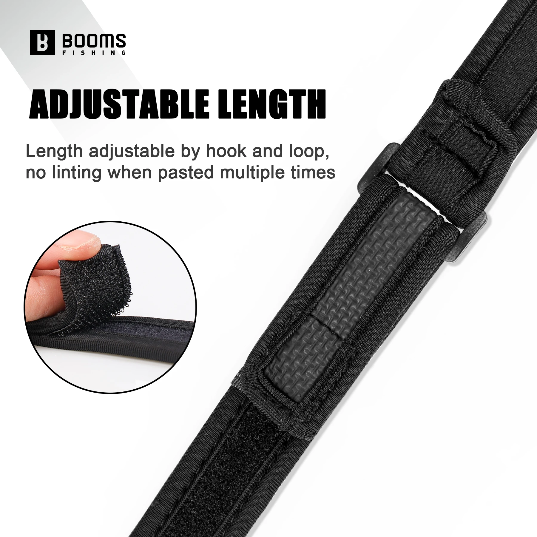 Booms Fishing RS7 funda protectora para caña de pescar 110-130cm cinturón de hombro ajustable cubierta para cañas de pescar bolsa para caña herramienta de pesca 2 uds - imagen 3