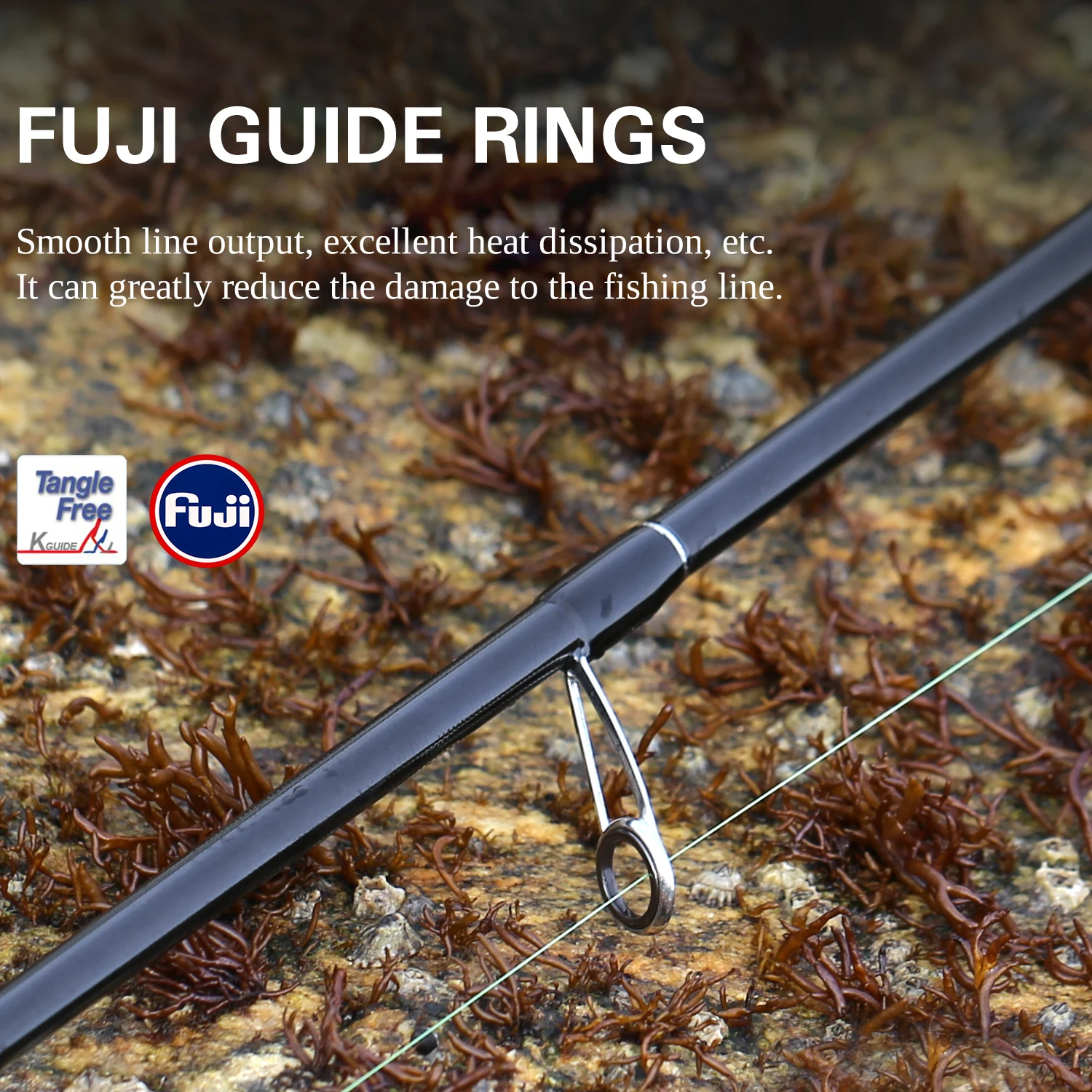 TSURINOYA Spirit Fox 2,08 m 2,28 m 2,44 m Light Game Hengel S762L S802L FUJI 2-sectie Snelle actie Hengel Rockfish - imagen 5