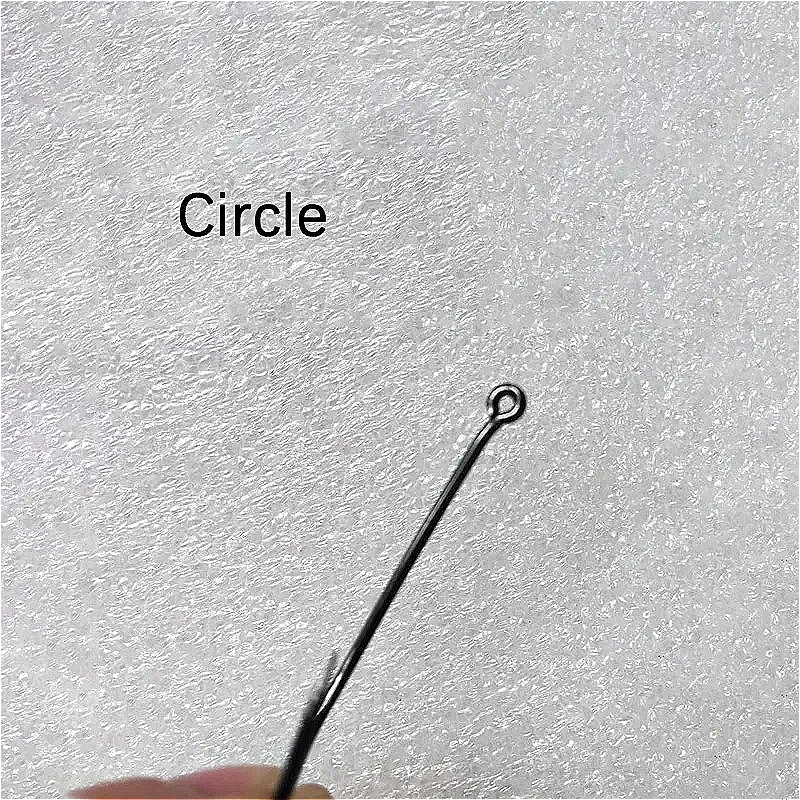 Anzuelo de pesca con doble espinillo trasero, 200 Uds., ganchos de marea con mango largo, anillo de tubo, púas circulares, púas de pescado de mar, boca torcida, Gancho de pesca - imagen 5