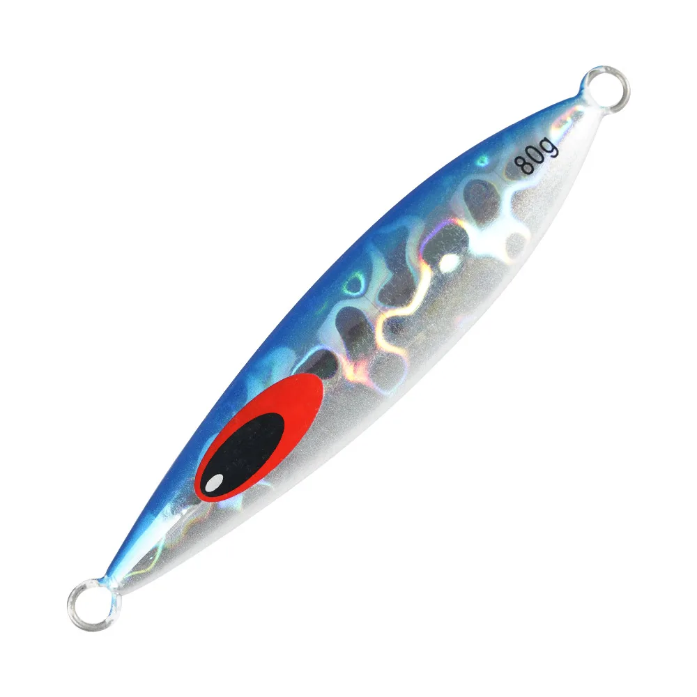 Noeby-señuelo de pesca de Jigging lento, 100g, 150g, 220g, plantilla de Metal profunda delgada, cebo duro Artificial, señuelo de pesca de Jigging de paso lento - imagen 5