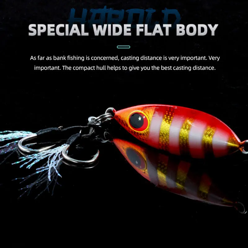 Plantilla de trabajos mágicos para Jigging lento de mar, 14g, 20g, 30g, 40g, 60g, suministros de pesca de Metal, nuevo señuelo de pesca, lubina, trucha, cebos artificiales - imagen 5