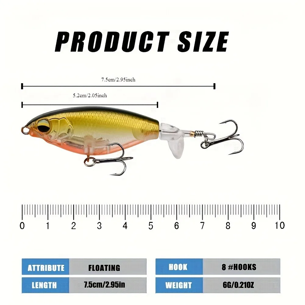 Señuelo de cola giratoria para pesca en mar - imagen 4