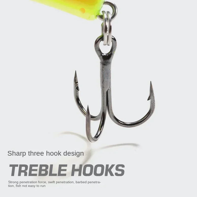 MBig Minnow-anzuelos de pesca de 90mm/115mm de largo, Señuelos de Pesca de buceo profundo, Crankabits duros, Wobblers, aparejos de pesca de calidad - imagen 5