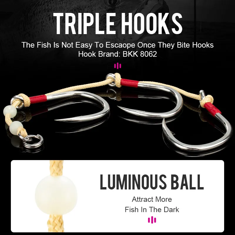 OBSESSION HK034 24cm gran pulpo Jig señuelo 8062 Gang Rig anzuelo de Jigging Japón anzuelos con púas pez vela pesca en el mar anzuelo de calamar suave - imagen 4