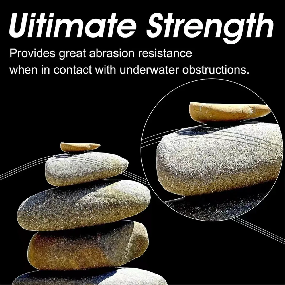 ThornsLine 100% fluorocarbono 50M 100M línea de pesca Japón línea de fibra de carbono 1-25kg monofilamento línea de hundimiento pesca en el mar pesca - imagen 5