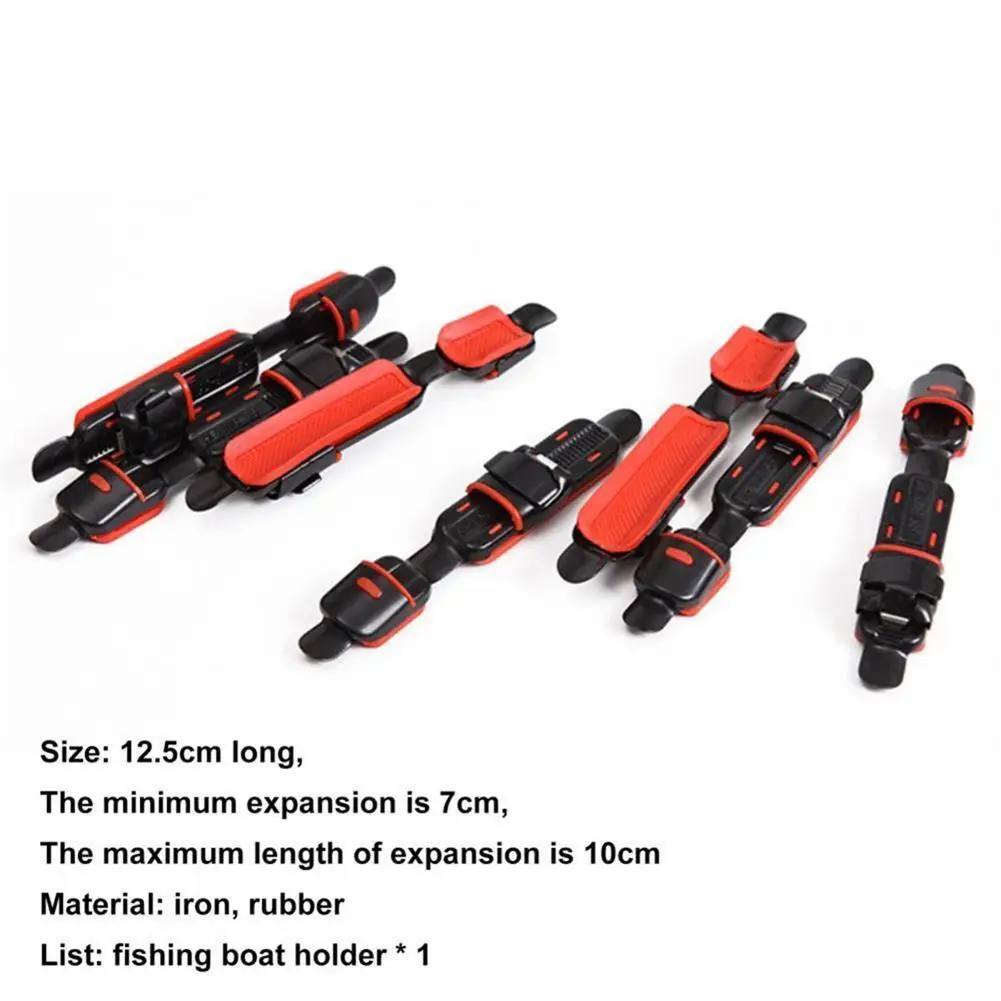 Asiento de carrete de pesca telescópico, 10 piezas, Clip de caña de pescar, cojín de goma, herramientas, soporte de accesorios, aparejos de pesca, envío directo - imagen 4