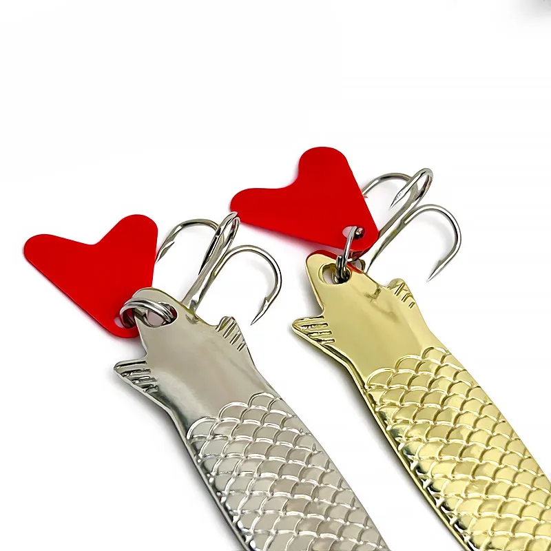 Bazooka 5,2g señuelo de pesca carpa cebos de lubina plantilla lenta de Metal VIB duro rápido JIG hundimiento Trolling cuchara gancho lentejuelas Spinners Pike - imagen 4